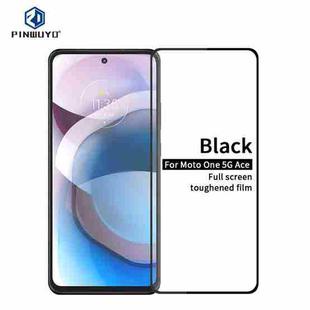 For Motorola MOTO One 5G Ace PINWUYO 9H 2.5D Full Screen Tempered Glass Film(Black)