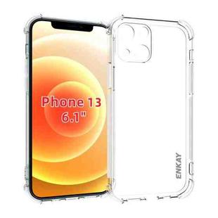 For iPhone 13 Hat-Prince ENKAY Clear TPU Shockproof Soft Case Drop Protection Cover