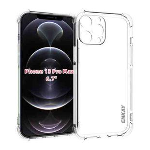 For iPhone 13 Pro Max Hat-Prince ENKAY Clear TPU Shockproof Soft Case Drop Protection Cover