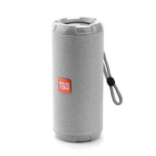 T&G TG621 Portable Waterproof 3D Stereo Wireless Speaker, Support FM Radio / TWS / TF Card(Gray)