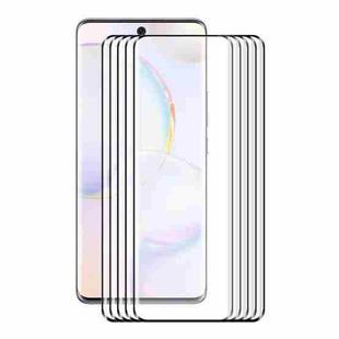 5 PCS For Honor 50 ENKAY Hot Bending Explosion-proof Full Tempered Glass Film