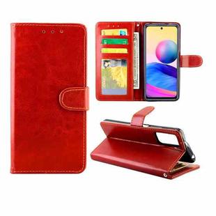 For Xiaomi Redmi Note10 5G /  Poco M3 Pro Crazy Horse Texture Leather Horizontal Flip Protective Case with Holder & Card Slots & Wallet & Photo Frame(Brown)