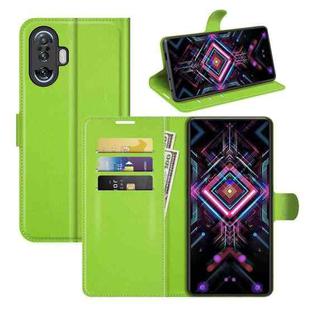 For Xiaomi Poco F3 GT Litchi Texture Horizontal Flip Protective Case with Holder & Card Slots & Wallet(Green)