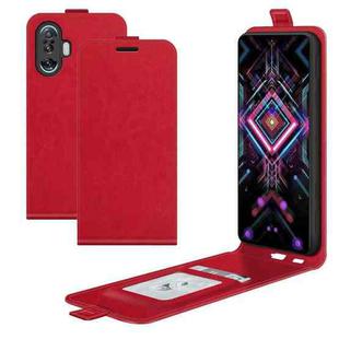 For Xiaomi Poco F3 GT R64 Texture Single Vertical Flip Leather Protective Case with Card Slots & Photo Frame(Red)