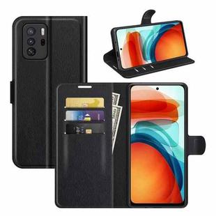 For Xiaomi Poco X3 GT Litchi Texture Flip Leather Phone Case(Black)