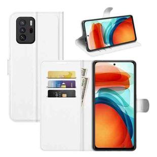 For Xiaomi Poco X3 GT Litchi Texture Flip Leather Phone Case(White)
