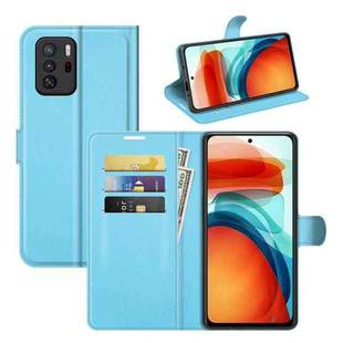 For Xiaomi Poco X3 GT Litchi Texture Flip Leather Phone Case(Blue)