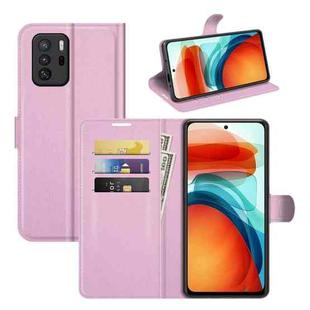 For Xiaomi Poco X3 GT Litchi Texture Flip Leather Phone Case(Pink)