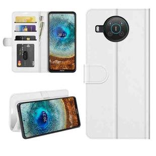 For Nokia X10/X20 R64 Texture Single Horizontal Flip Protective Case with Holder & Card Slots & Wallet& Photo Frame(White)