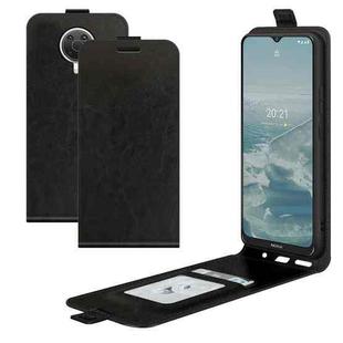 For Nokia G10/G20 R64 Texture Single Vertical Flip Leather Protective Case with Card Slots & Photo Frame(Black)