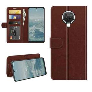 For Nokia G10/G20 R64 Texture Single Horizontal Flip Protective Case with Holder & Card Slots & Wallet& Photo Frame(Brown)