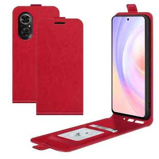 For Honor 50 SE / Huawei nova 9 SE R64 Texture Single Vertical Flip Leather Protective Case with Card Slots & Photo Frame(Red)