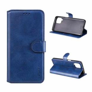 For Samsung Galaxy A22 4G ENKAY Hat-Prince Horizontal Flip PU Leather Case with Holder & Card Slots & Wallet(Dark Blue)