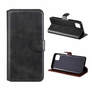 For Samsung Galaxy A22 5G ENKAY Hat-Prince Horizontal Flip PU Leather Case with Holder & Card Slots & Wallet(Black)