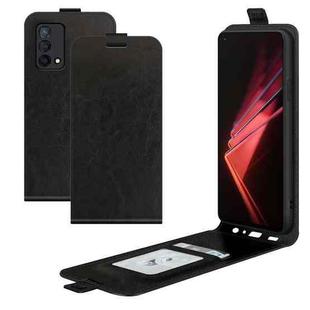 For OPPO K9 R64 Texture Single Vertical Flip Leather Protective Case with Card Slots & Photo Frame(Black)