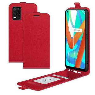 For OPPO Realme V13 5G / Realme 8 5G / Q3i 5G / Q3 5G R64 Texture Single Vertical Flip Leather Protective Case with Card Slots & Photo Frame(Red)