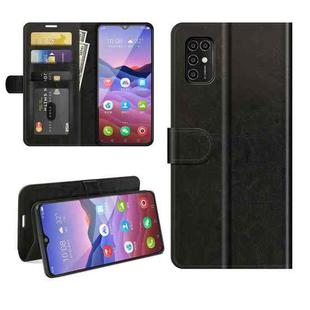 For ZTE Blade V2020 Smart R64 Texture Single Horizontal Flip Protective Case with Holder & Card Slots & Wallet& Photo Frame(Black)