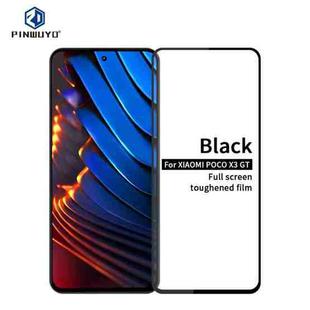 For Xiaomi Poco X3 GT PINWUYO 9H 2.5D Full Screen Tempered Glass Film(Black)