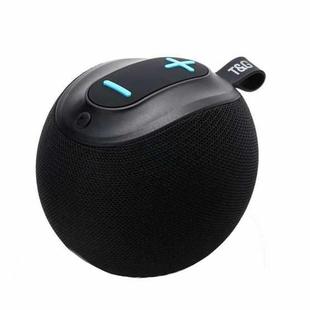 T&G TG623 TWS Portable Wireless Speaker Outdoor Waterproof Subwoofer 3D Stereo Support FM / TF Card(Black)