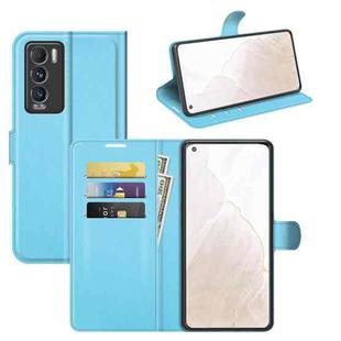 For OPPO Realme GT Master Explorer Litchi Texture Horizontal Flip Protective Case with Holder & Card Slots & Wallet(Blue)