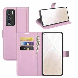 For OPPO Realme GT Master Explorer Litchi Texture Horizontal Flip Protective Case with Holder & Card Slots & Wallet(Pink)