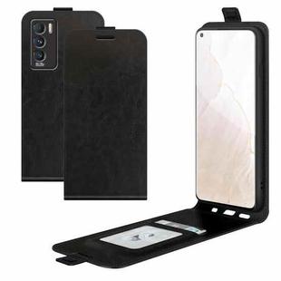 For OPPO Realme GT Master Explorer R64 Texture Single Vertical Flip Leather Protective Case with Card Slots & Photo Frame(Black)