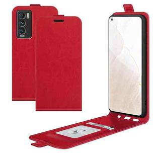 For OPPO Realme GT Master Explorer R64 Texture Single Vertical Flip Leather Protective Case with Card Slots & Photo Frame(Red)