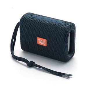 T&G TG313 Portable Outdoor Waterproof Bluetooth Speaker Subwoofer Support TF Card FM Radio AUX(Blue)