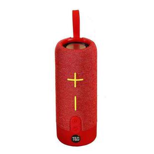 T&G TG619 Portable Bluetooth Wireless Speaker Waterproof Outdoor Bass Subwoofer Support AUX TF USB(Red)