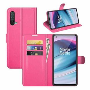 For OPPO Realme Q3 Pro Carnival Litchi Texture Horizontal Flip Protective Case with Holder & Card Slots & Wallet(Rose red)