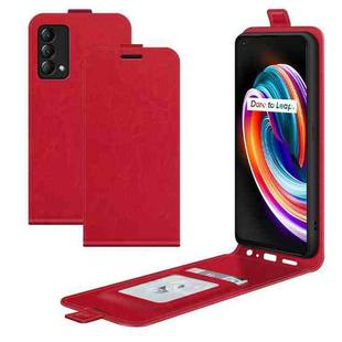 For OPPO Realme Q3 Pro Carnival R64 Texture Single Vertical Flip Leather Protective Case with Card Slots & Photo Frame(Red)