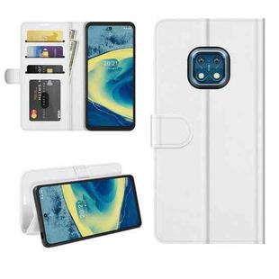For Nokia XR20 R64 Texture Single Horizontal Flip Protective Case with Holder & Card Slots & Wallet& Photo Frame(White)