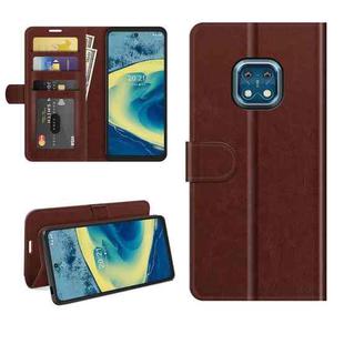 For Nokia XR20 R64 Texture Single Horizontal Flip Protective Case with Holder & Card Slots & Wallet& Photo Frame(Brown)