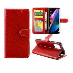 For OPPO Find X3/Find X3 Pro Crazy Horse Texture Leather Horizontal Flip Protective Case with Holder & Card Slots & Wallet & Photo Frame(Brown)