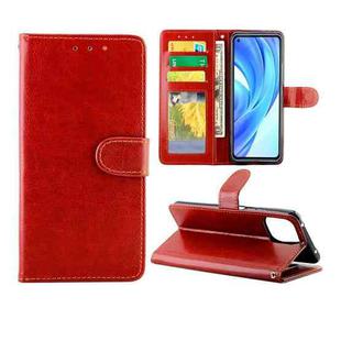For Xiaomi Mi 11 Lite (4G/5G) Crazy Horse Texture Leather Horizontal Flip Protective Case with Holder & Card Slots & Wallet & Photo Frame(Brown)