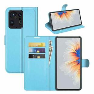 For Xiaomi Mix 4 Litchi Texture Horizontal Flip Protective Case with Holder & Card Slots & Wallet(Blue)