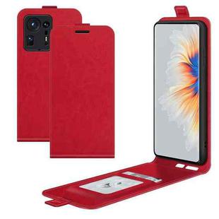 For Xiaomi Mix 4 R64 Texture Single Vertical Flip Leather Protective Case with Card Slots & Photo Frame(Red)