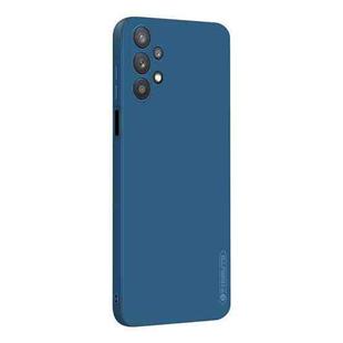 For Samsung Galaxy A32 5G PINWUYO Touching Series Liquid Silicone TPU Shockproof Case(Blue)