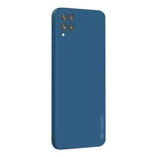 For Samsung Galaxy A42 5G PINWUYO Touching Series Liquid Silicone TPU Shockproof Case(Blue)