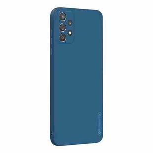 For Samsung Galaxy A72 4G/5G PINWUYO Touching Series Liquid Silicone TPU Shockproof Case(Blue)