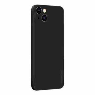 For iPhone 13 mini PINWUYO Touching Series Liquid Silicone TPU Shockproof Case (Black)