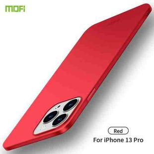 For iPhone 13 Pro MOFI Frosted PC Ultra-thin Hard Case(Red)
