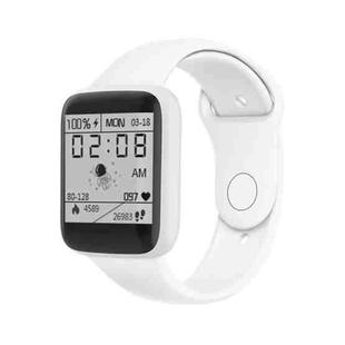 D20S 1.44 inch Color Screen Smart Watch,Support Heart Rate Monitoring/Blood Pressure Monitoring/Blood Oxygen Monitoring/Sleep Monitoring(White)