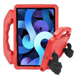 For Lenovo Tab M10 FHD Plus  2nd Gen TB-X606F EVA Material Children Flat Anti Falling Cover Protective Shell With Thumb Bracket(Red)