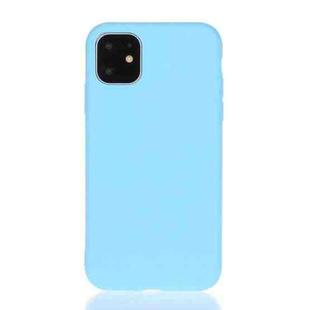 For iPhone 13 Pro Max Solid Color Frosted TPU Phone Case (Sky Blue)