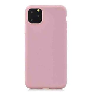 For iPhone 13 Pro Max Solid Color Frosted TPU Phone Case (Rose Gold)