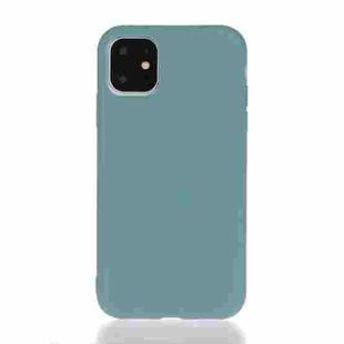 For iPhone 13 Pro Max Solid Color Frosted TPU Phone Case (Lake blue)
