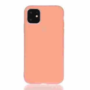 For iPhone 13 Pro Max Solid Color Frosted TPU Phone Case (Orange)