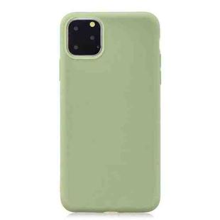 For iPhone 13 Solid Color Frosted TPU Phone Case(Green tea)