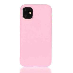 For iPhone 13 Solid Color Frosted TPU Phone Case(Darj Magenta)